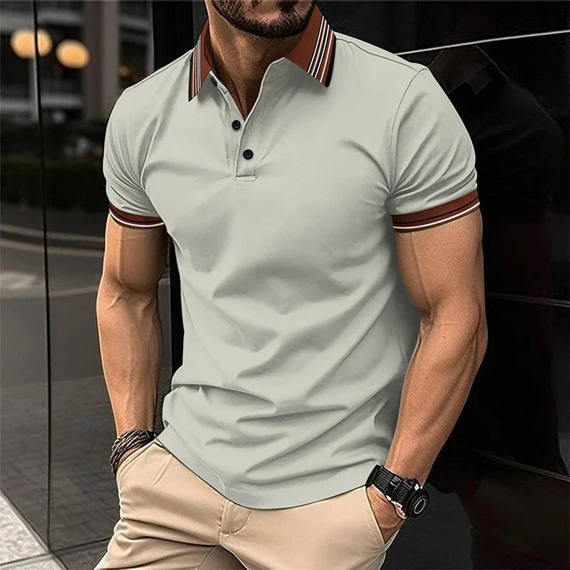 Camisa Polo Masculina Gola V