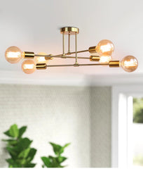 Lustre Moderno de Teto 6 Lâmpadas