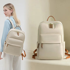 Mochila Em Couro Impermeável Para Notebook  Roma
