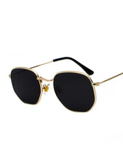 Óculos De Sol Hexagonal Flat Lenses  UV400