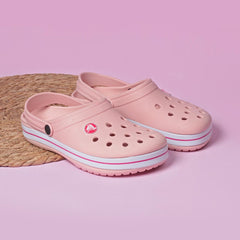 Sandália Crocks Babuche Rosa Nude Adulto