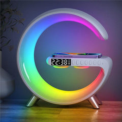 Luminária G-Speaker Smart Station, Alto Falante e Carregador Sem Fio Inteligênte