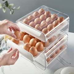 Organizador de Geladeira Porta Ovos Dispenser 32 Ovos